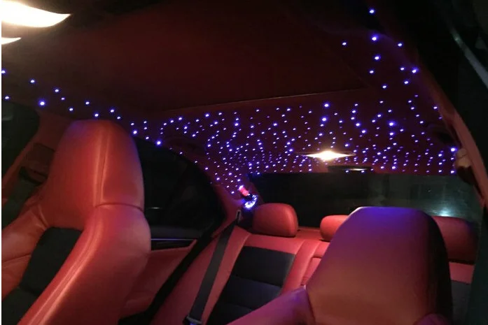 Plastic Optic Fiber Starry Sky Ceiling Car Roof Decoration Led Lighting 45w Led Light Engine