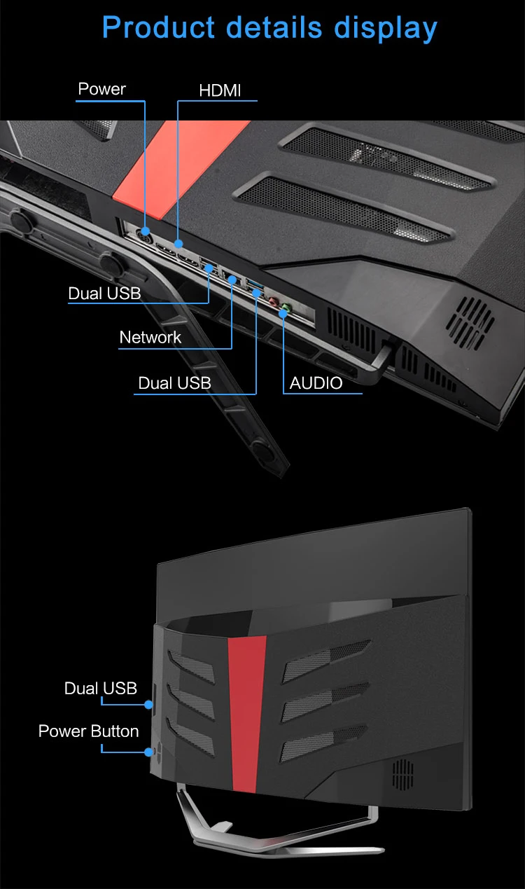 Customized 27 Inch Aio Pc Desktop Computer With Intel Core I3/i5/i7 ...