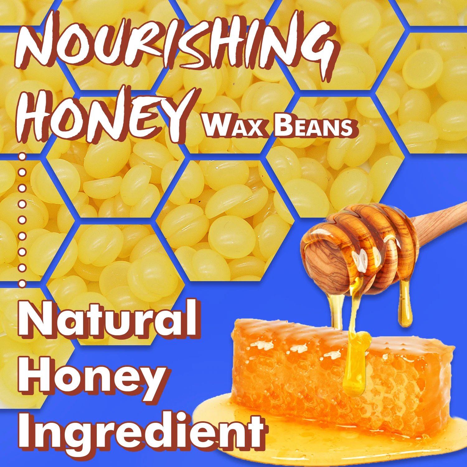 Natural Hard Wax Beads, Honey Wax Beans