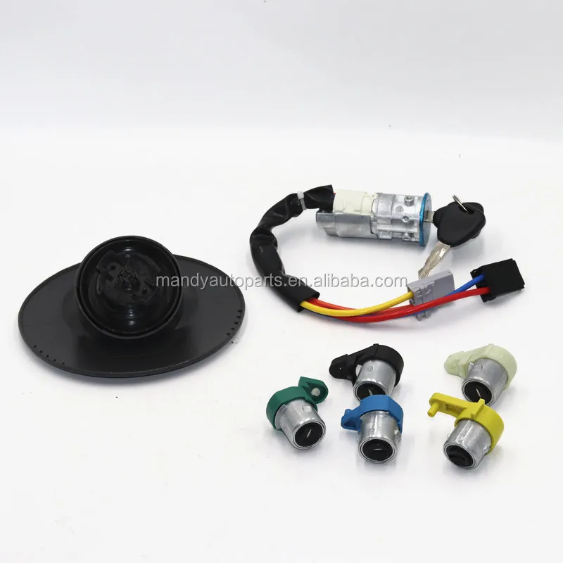 High Quality Complete Kit Lock Barrel Neiman and Tank Cap for RENAULT KANGOO 7701472590 7701470734 Door Lock