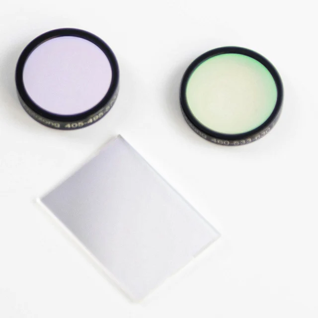 Microscope Color Filter Fluorescent Glass Filter 405nm Optical Bandpass ...