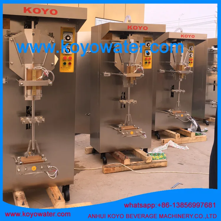 Complete Sachet Water Production Line with Free Necessary Spare Parts/KOYO Water Sachet Filling Machine
