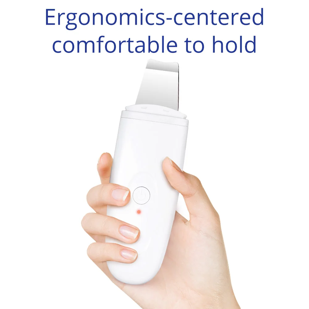 Handheld Professional Handheld Skin Scrubber Sound Wave Ion Device Lifting and Tightening