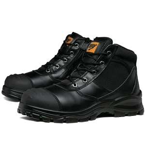 Zstep Hot Selling  Safety Shoes Steel Toe in Stock Working Boots Nubuck Leather Pu and Tpu Outsole