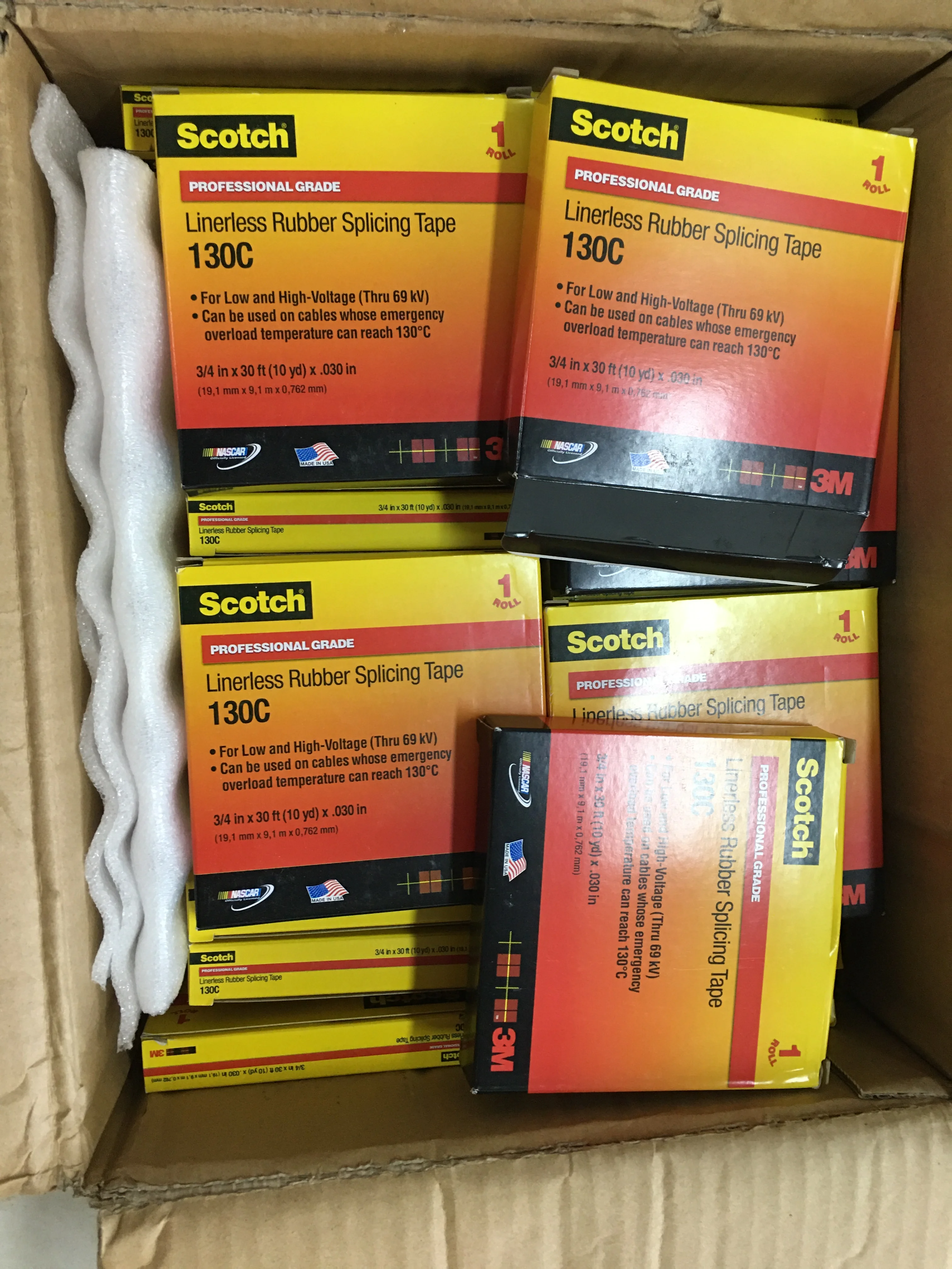 3M Scotch Rubber Splicing Tape 130C