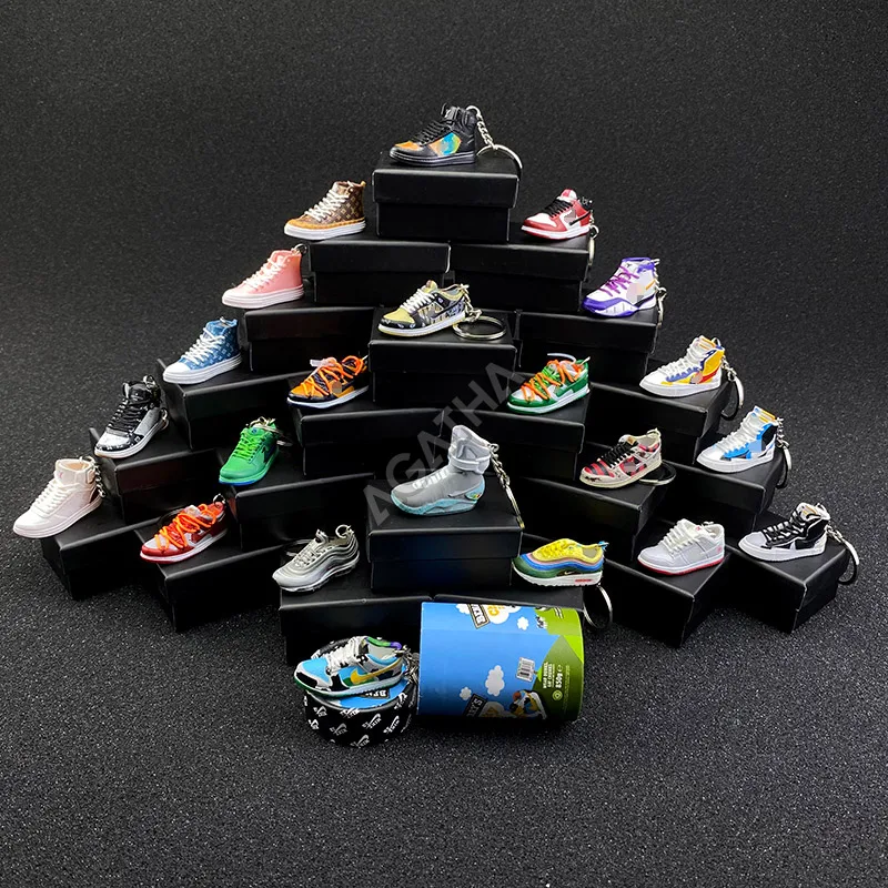 NIKE SB DUNK Lows Air Jordan 1 and 4 Mini 3D Sneaker Keychains Variations  Shoe $8.99 - PicClick