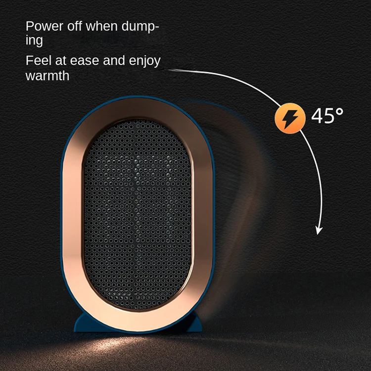 Oval Small Q Style OEM Labeling Portable 230V 110V Mini Electric Wholesale Fan Heaters Small Heater Fan