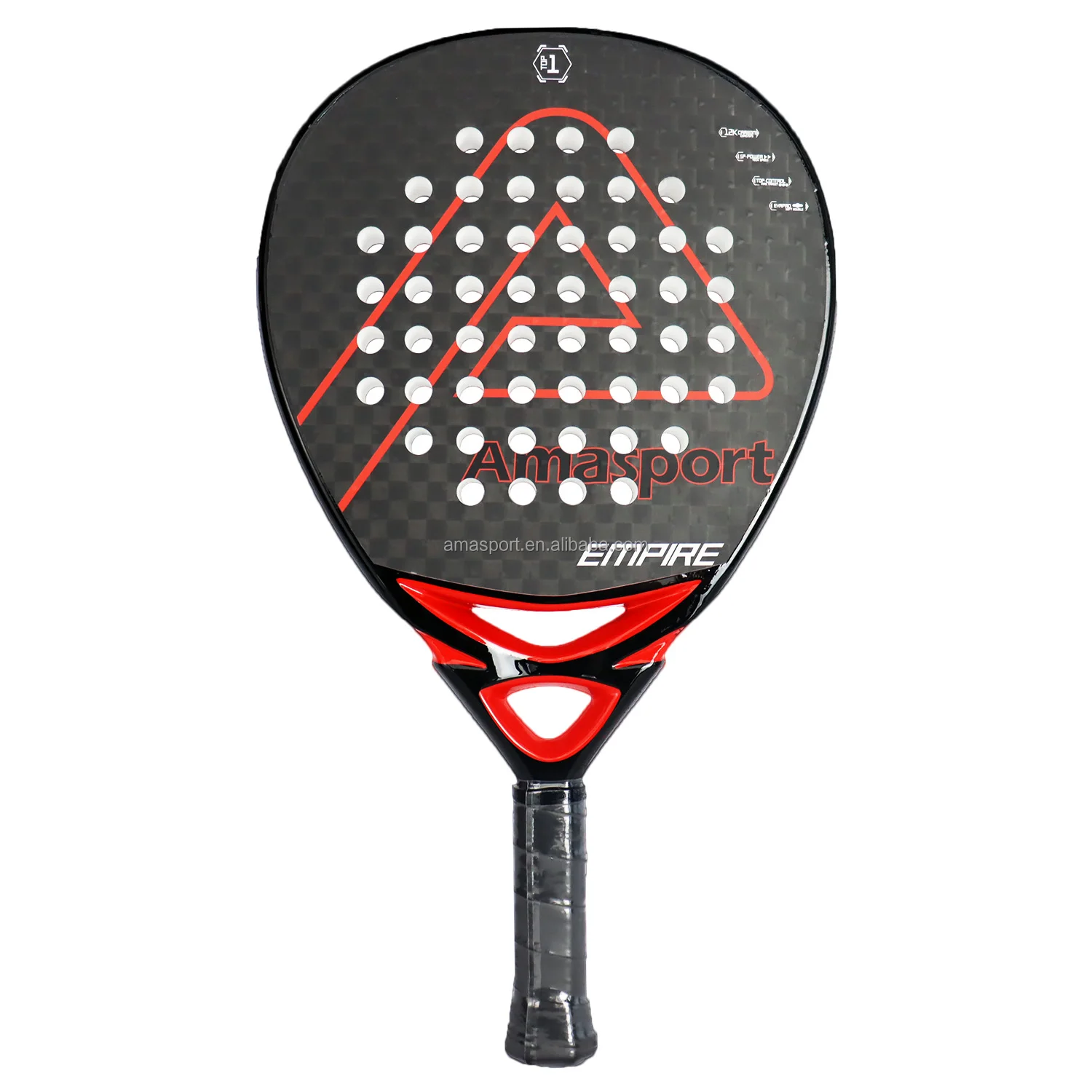 12K Carbon Padel Racket Custom Service Diamond Power Racket