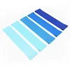 Anneau de tension TPE changement progressif couleur bleu ensemble de 5 pièces