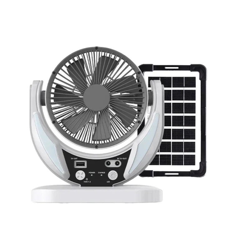 Cooling Rechargeable Standing Fan, Solar, 10W, Plastic - detail 12