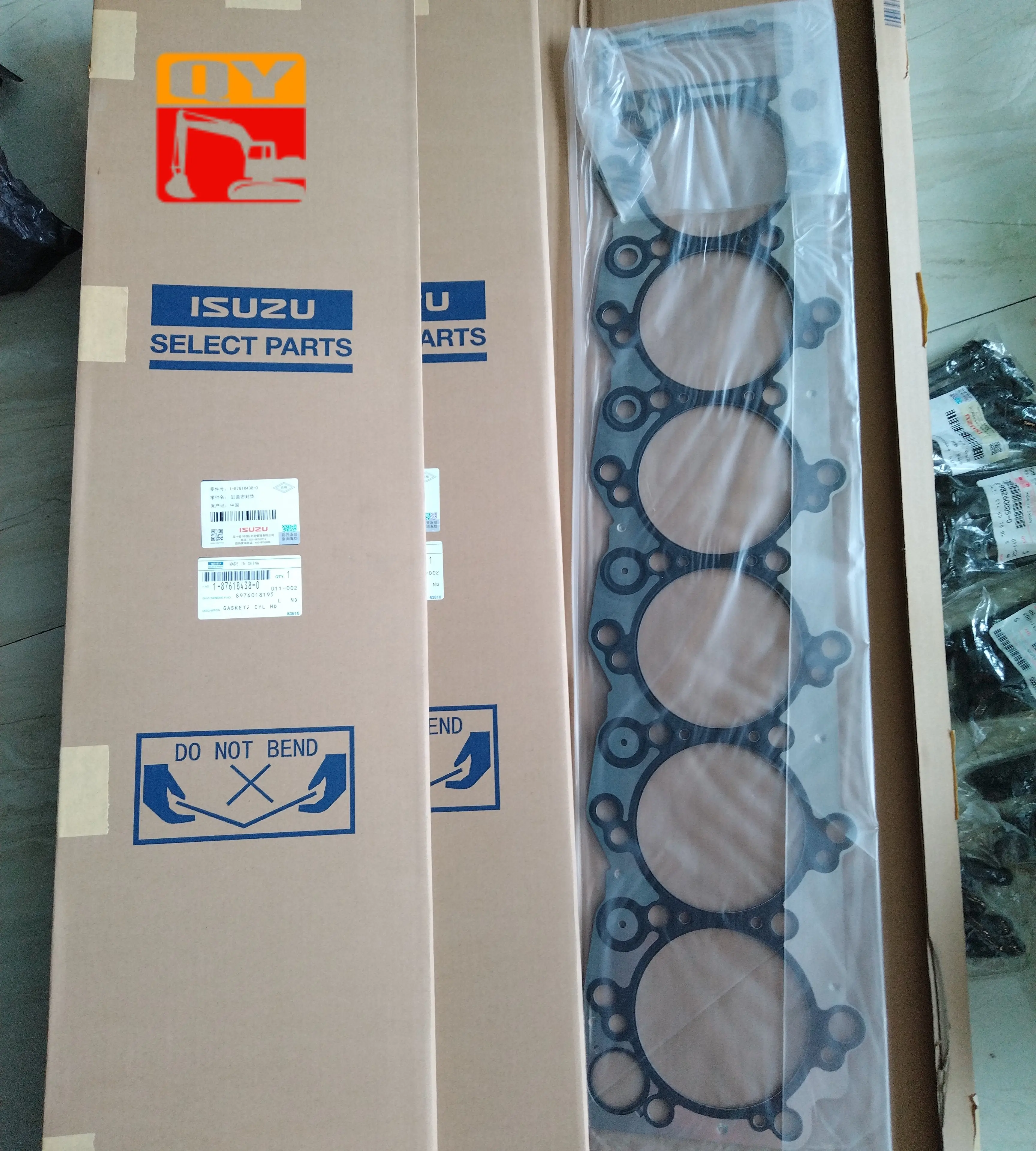 3倍赤いエンジンカバー【shigekix出品】 8-98091565-3 Engine 6HK1 Original Brand New Fuel Injection
