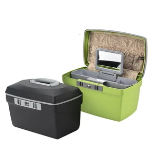 Fashion Design PP Travel 12 14 Inch Makeup Case Cosmetic Box With Mirror Portable Cheap Makeup Bag