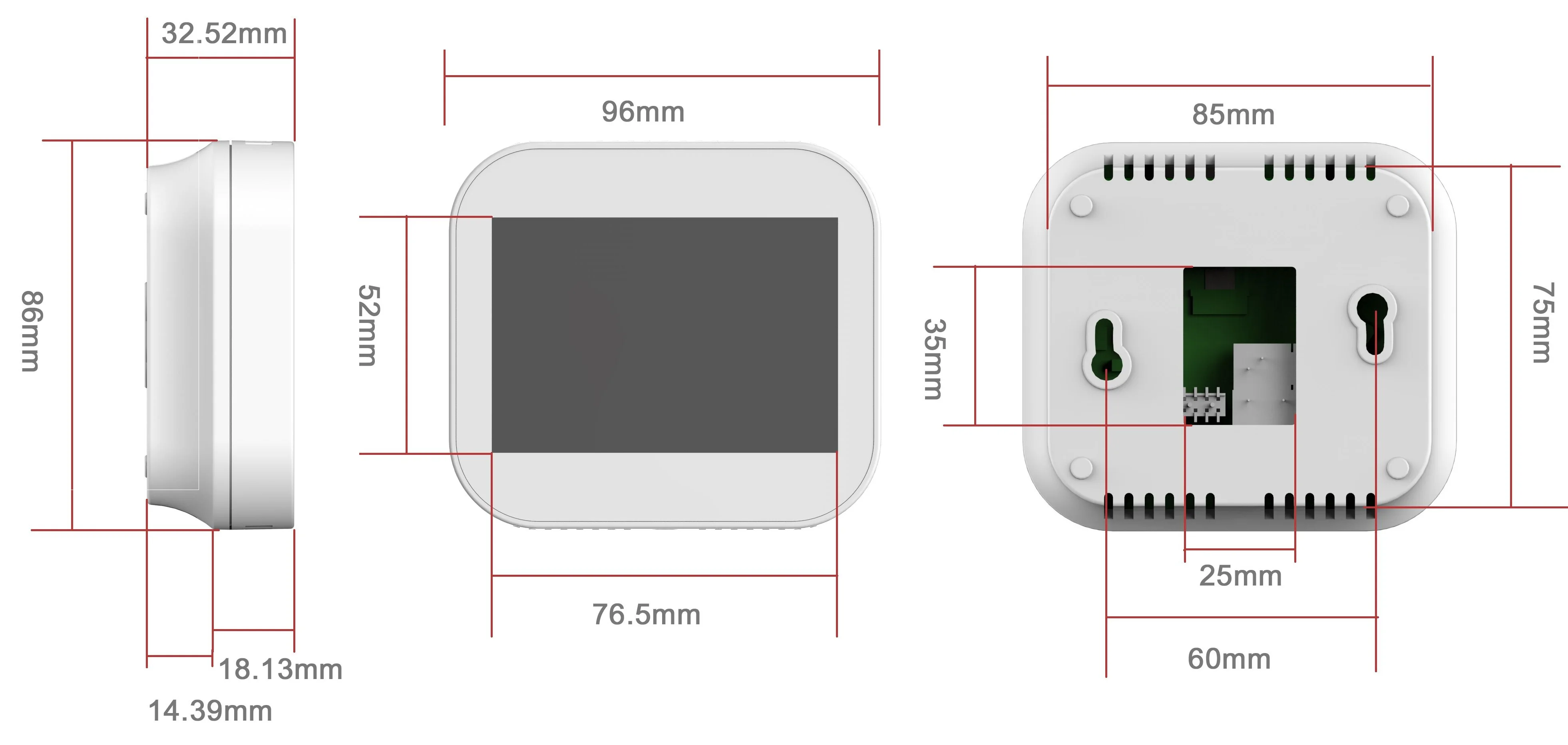 Wifi Heat Pump Remote Timer and Room Digital Temp Controller with Thermostat