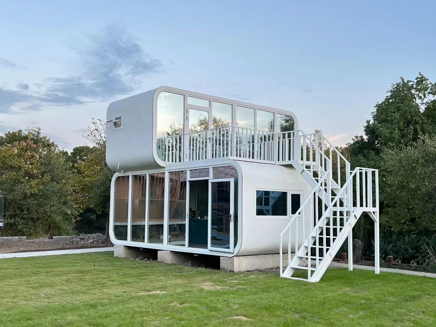 Container Pod Home Luxury 20ft 40ft Container Pod Customized Prefabricated House