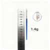 Capuchon de stylo à tête jaune pointue en plastique, tige bleue de 12.5cm