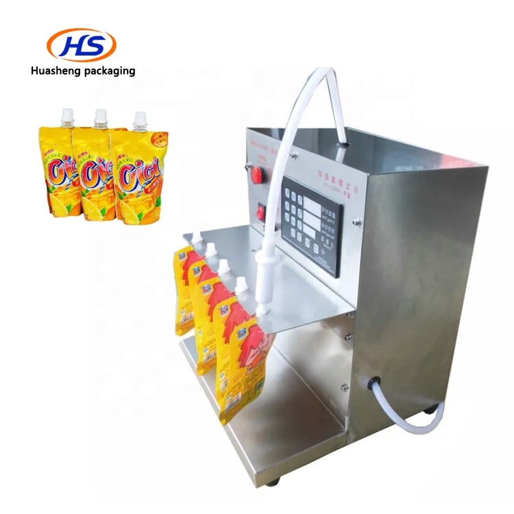 Manual Spout Pouch Filling Machine 17 Liters Per Minute with Big Volume
