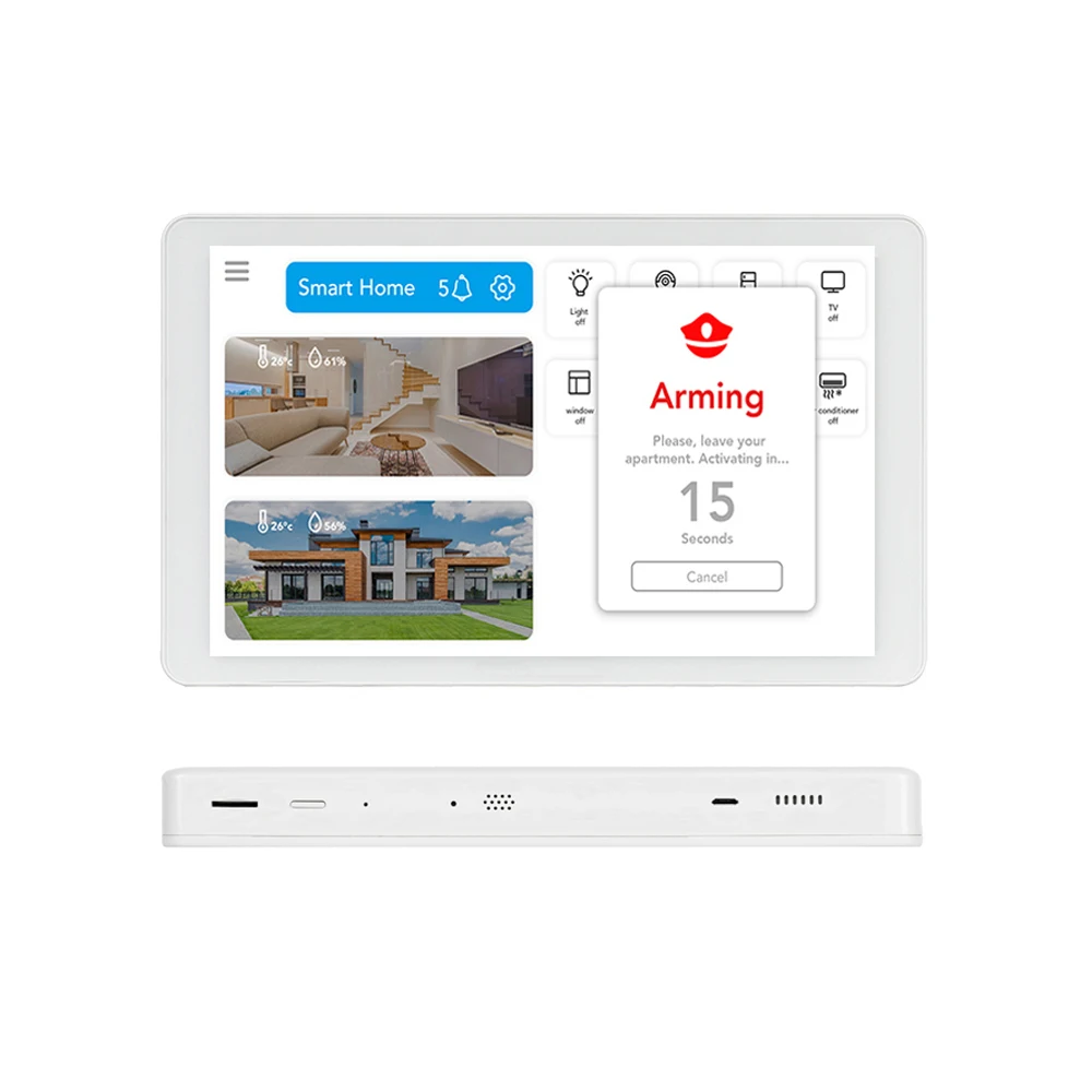 Smart Home Automation Android POE Tablet Touch Panel 8inch POE Android Tablet Zigbee Zwave KNX RS485 Wall-mount Tablet Android