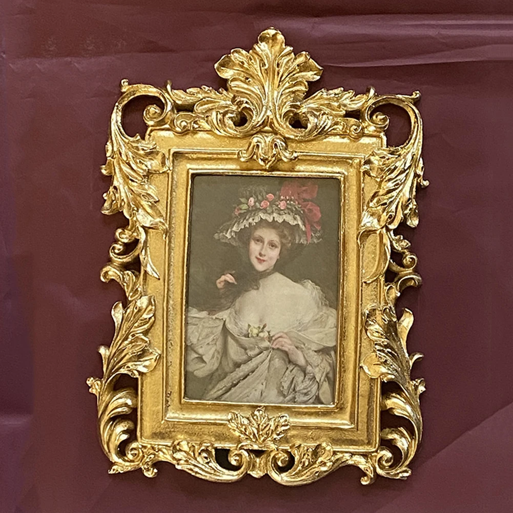 じ*ん様 バロックスタイル 金色 木製 大きな鏡 豪華なバロック様式のアンティーク、絵画と鏡のための華やかな20