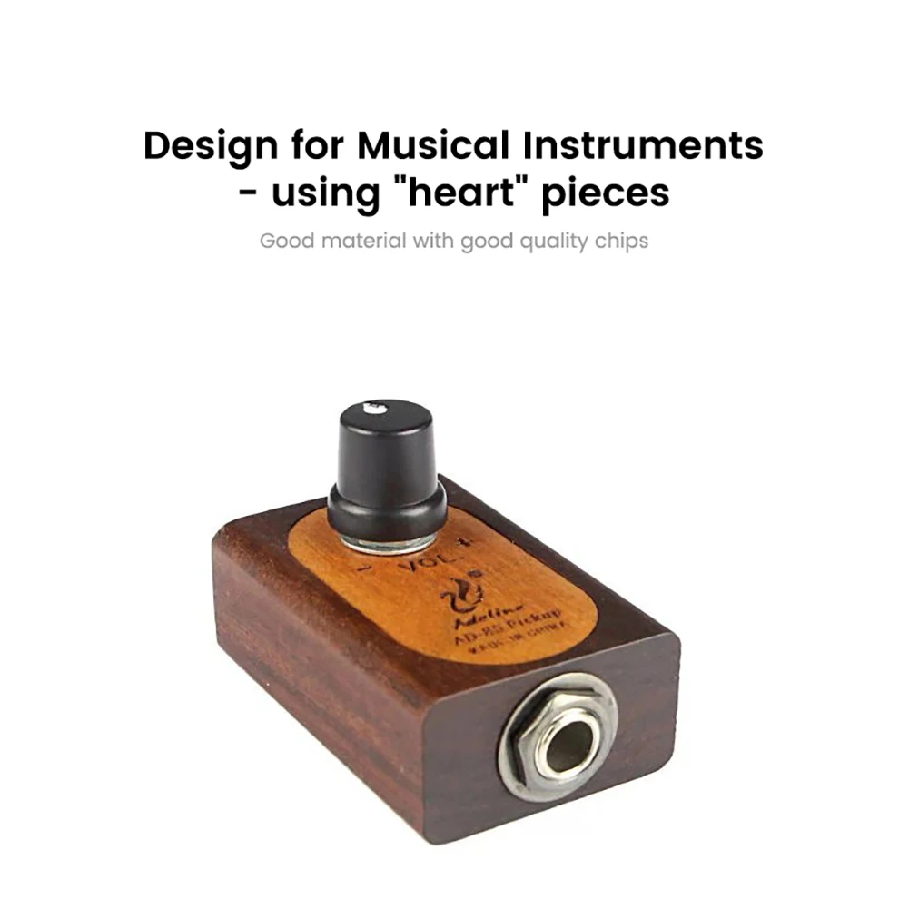 Adeline Ad85 Guitar Pickup Preamp Amplifier No Drilling Folk Guitar