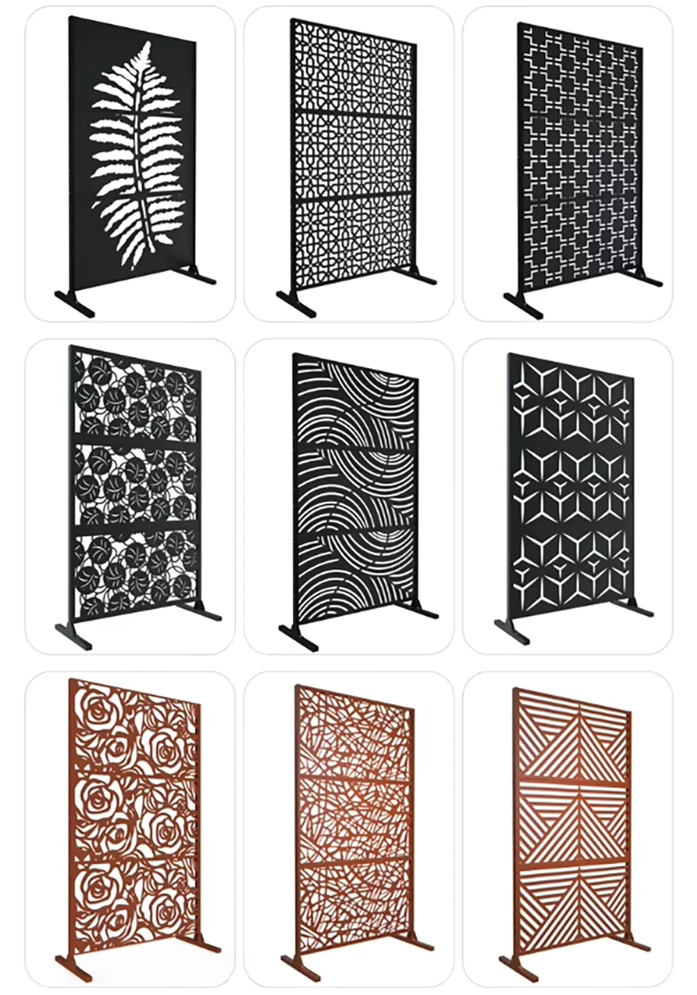 product custom gold partition wall stainless steel decor metal room dividers with high quality-8