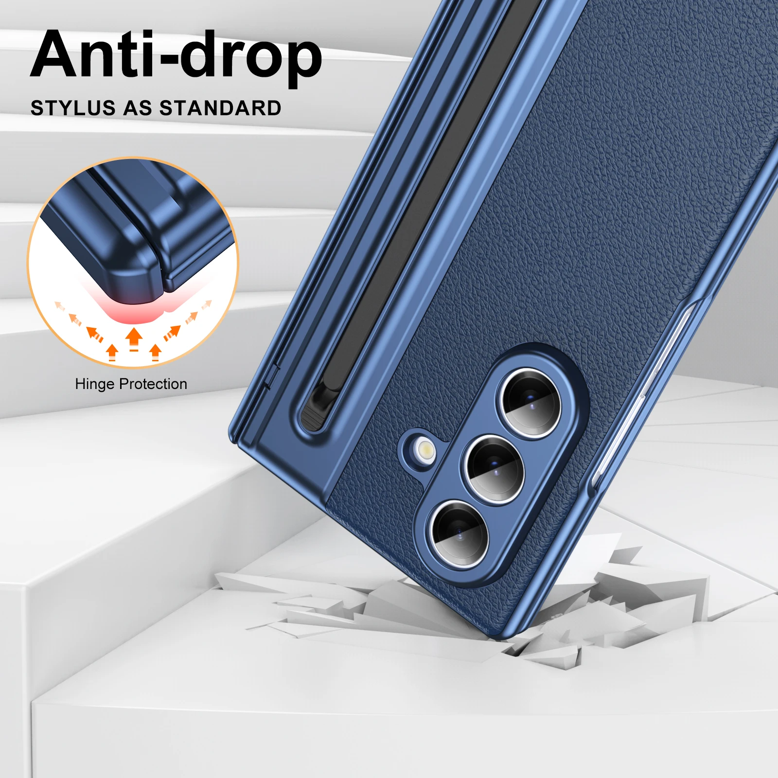 Shockproof Phone Case With Pen Slot For Samsung Galaxy Z Series_voghion.com