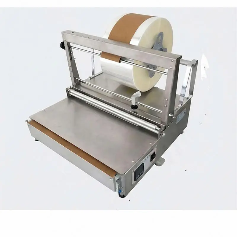 TEBAK Portable Soap Perfume Packaging 3D Box Overwrapping Manual Control Cellophane Film Wrapping Machine