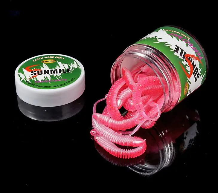 New Silicone Worm Soft Fishing Lures 5cm6cm 8cm Artificial Rubber Earthworm Baits Flexible Lures Pesca Jig Trout Jig Soft Bait