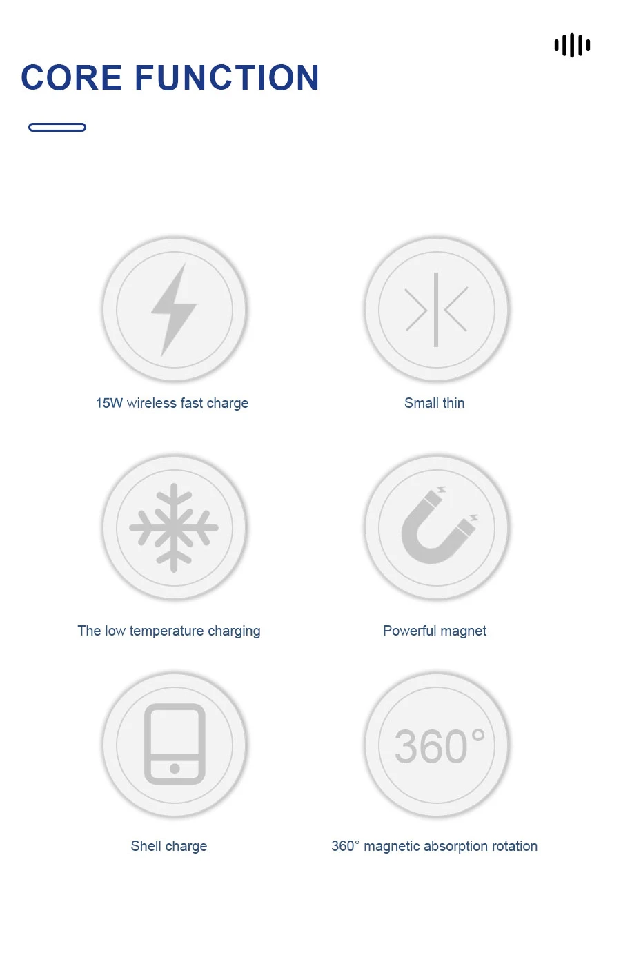 Magnetische draadloze snellader voor iphone 15 en 16_voghion.com