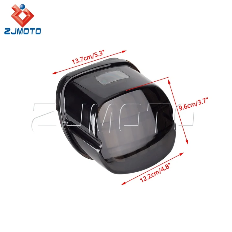 thumbnail image 2 of HTTMT Smoke Lens Tail Brake Light For Harley FLST FLSTF FLSTSB FLSTC (2000-Later) – USMT355-SL-C-S 2 of 5