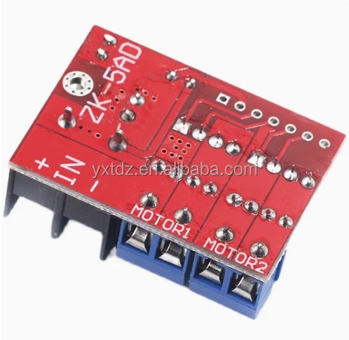 Can Remotely Control PWM Control Speed Two H Bridge Super L298N 5AD 5A Power Supply Dual-way DC / PCB / PCBA Motor Drive Module