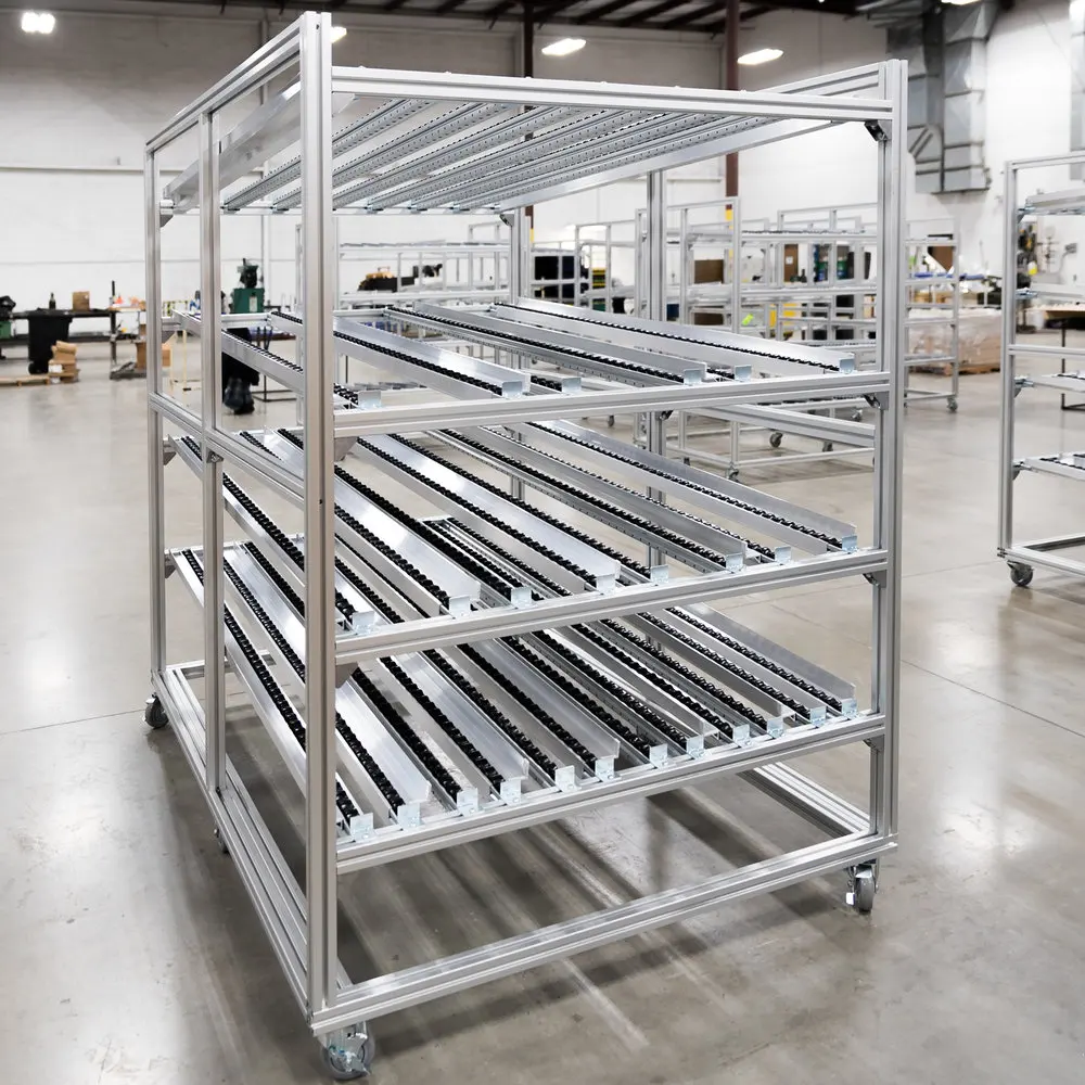 Customization Industrial Sliding Warehouse Shelf Galvanized Pallet Racks