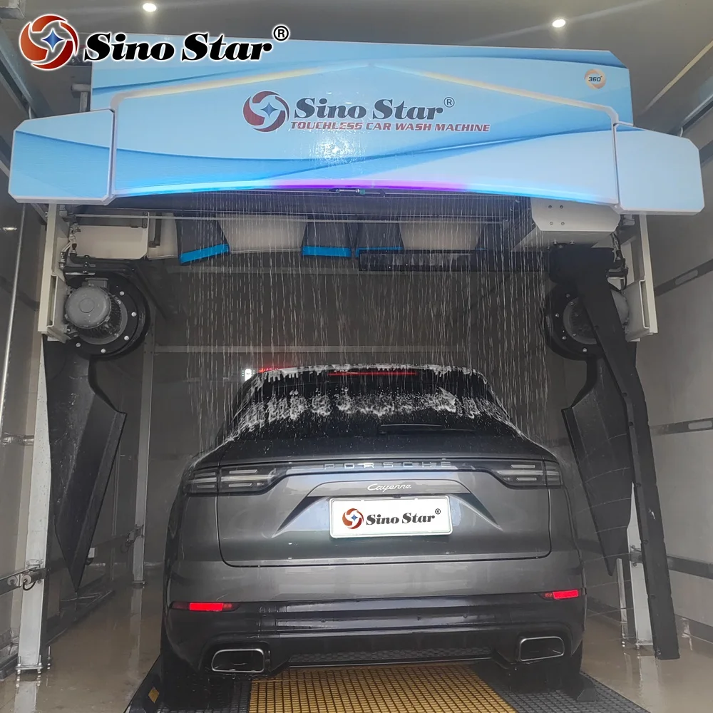 Sino Star G9 Pro Touchless Contactless Automatic Car Washing Machine Vehicle Cleaning System Auto Workshop Car Wash Equipment