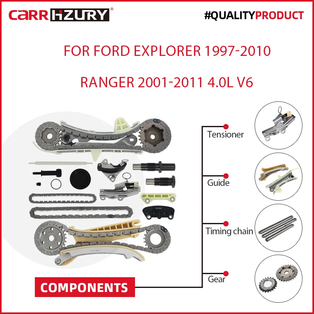 Silscvtt Professional Timing Tool Kit Replacement For Ford Explorer Mustang Ranger Mazda B4000 4 0l Sohc V6 Engines 2004 2010 Durable Steel Construction
