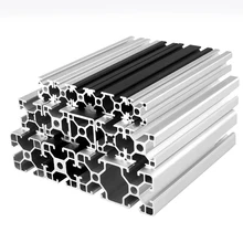 Manufacturer Custom 6000 Series Industrial Extruded 6063 Aluminium Construction Profile 4040 T V Slot Profile Cutting Service