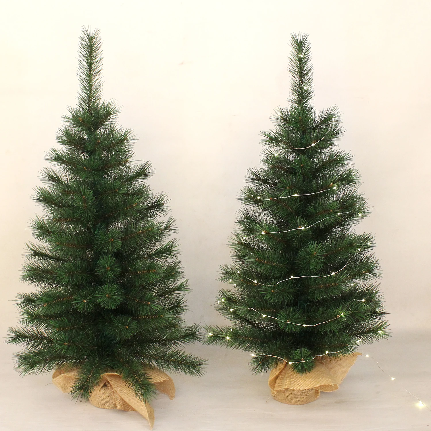 UMIND Mini Christmas Tree Miniature Pine Tree 40-90cm Pine Artificial Christmas Tree for Tabletop and Desk