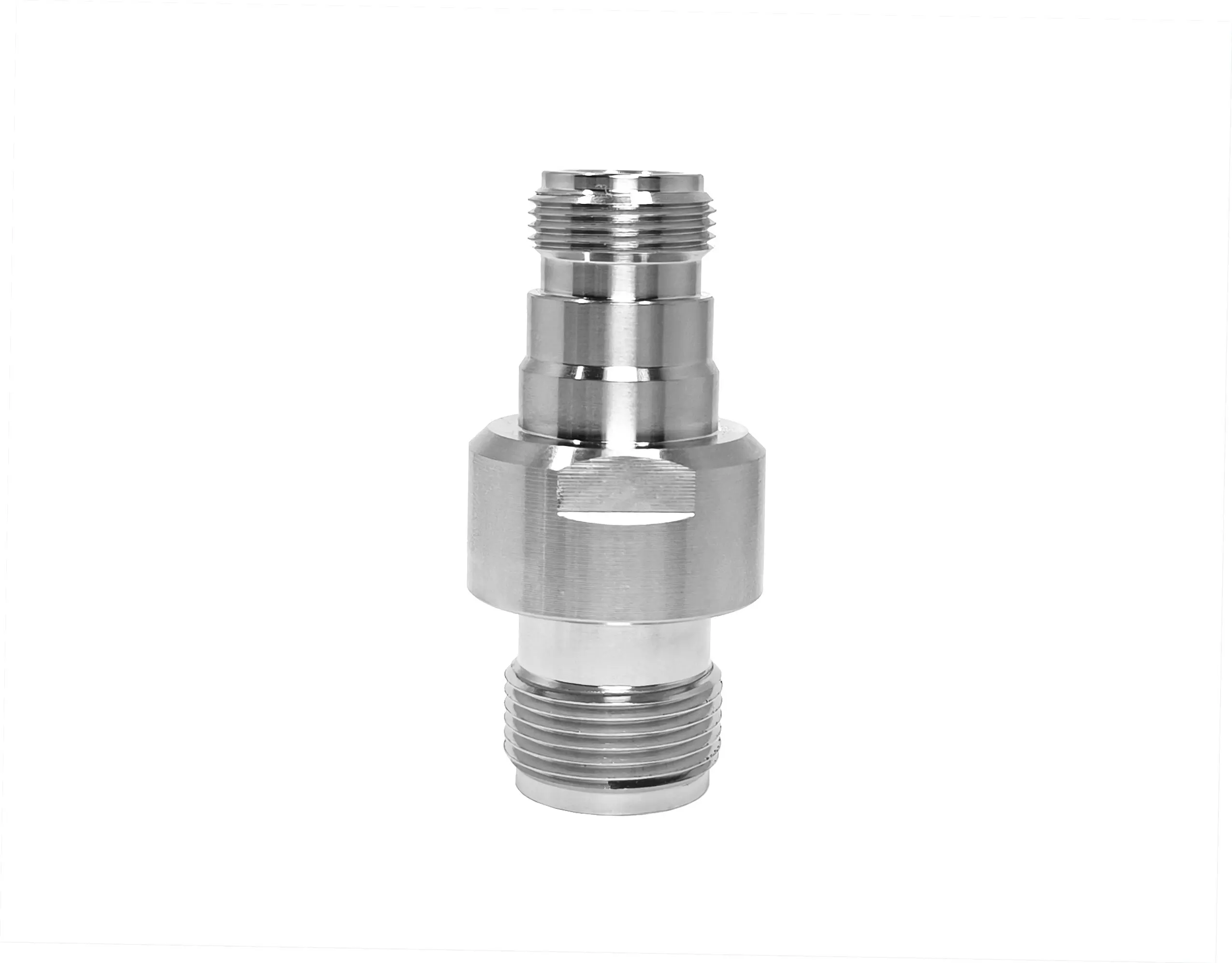 RF Adapter 50 Ohm HN Female Jack High Voltage to N Female Straight Connector
