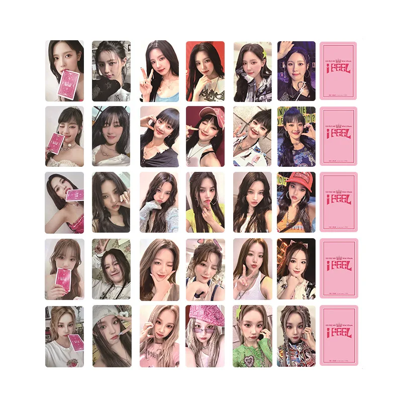 KPOP (G)I-DLE I FEEL Album Member Personal Selfie Lomo Cards