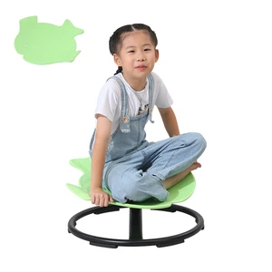 OEM ODM Interactive Sensory Spinning Chair for Kids Fish-Shaped Ergonomic Kids Swivel China Seat Educational Training Toys