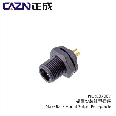 Bayonet A Type IP67 Waterproof Receptacle Plastic 2 3 4 5 6 Pin Receptacle Panel Amphenol Connector