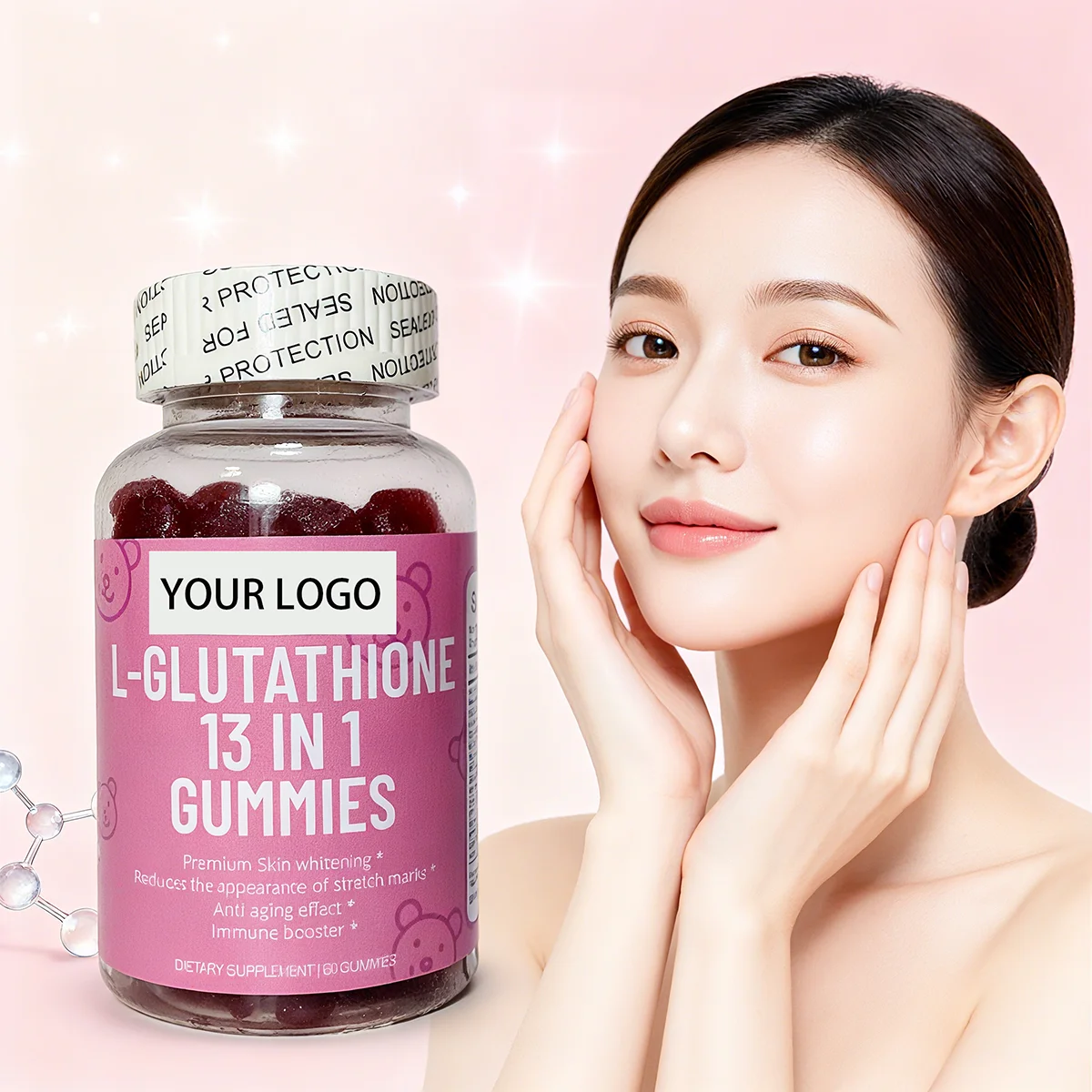 Skin Whitening Gummies for Radiant Complexion - Glutathione + Vitamin C, Natural Brightening Support,60 Vegan Sugar-Free Gummies Skin Whitening Gummies for Radiant Complexion - Glutathione + Vitamin C, Natural Brightening Support,60 Vegan Sugar-Free Gummies