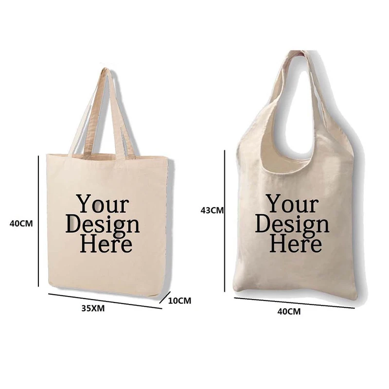Eco Friendly Cotton Canvas Tote Bags with Custom Logo