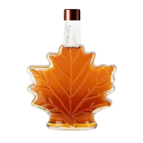 50ml 100ml 250ml Canadian Maple Syrup Glass Bottle with Screw Cap