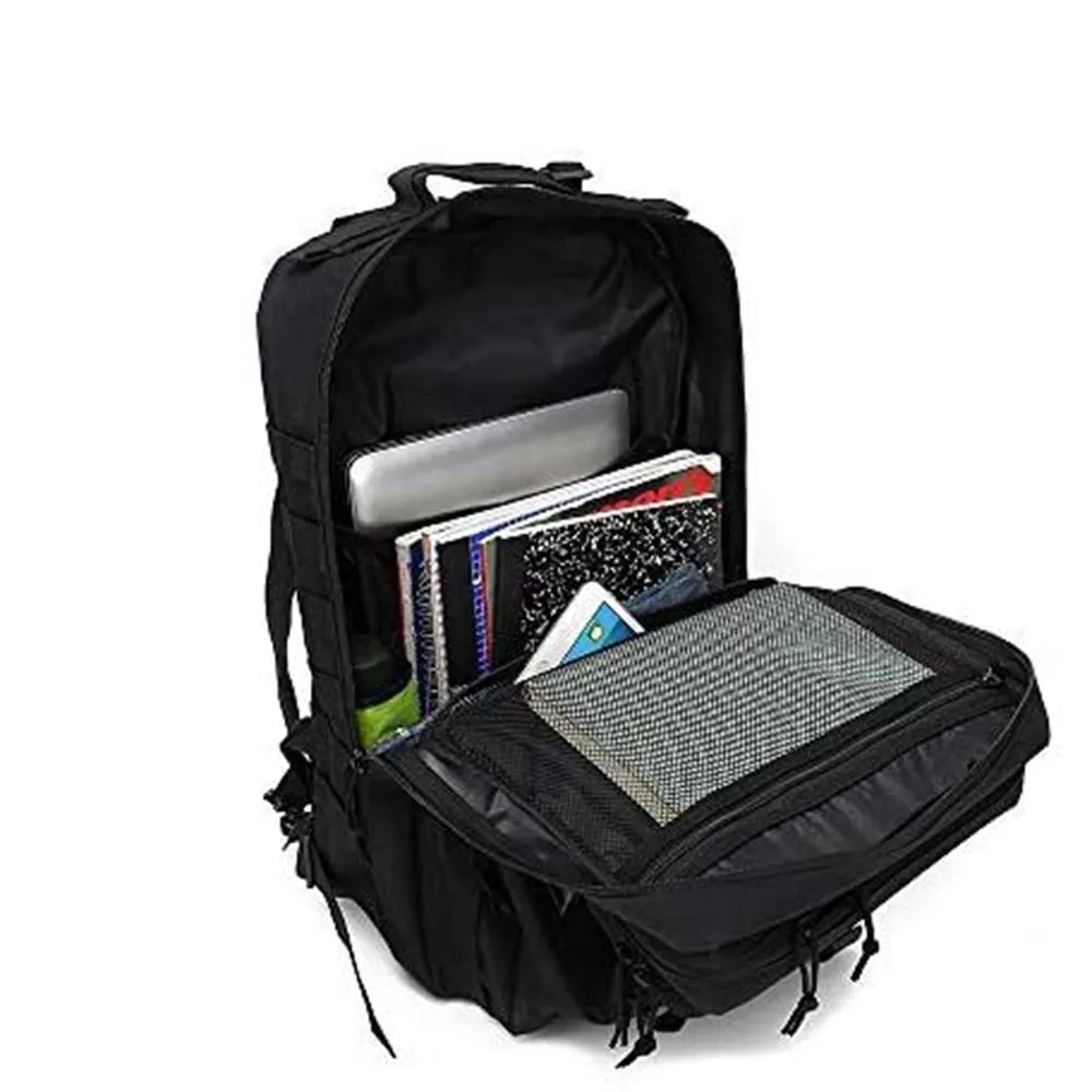 FREE SAMPLE Assault Backpack Men's Backpack Waterproof 4 Compartment Multi Pocket Hiking Camping Bag