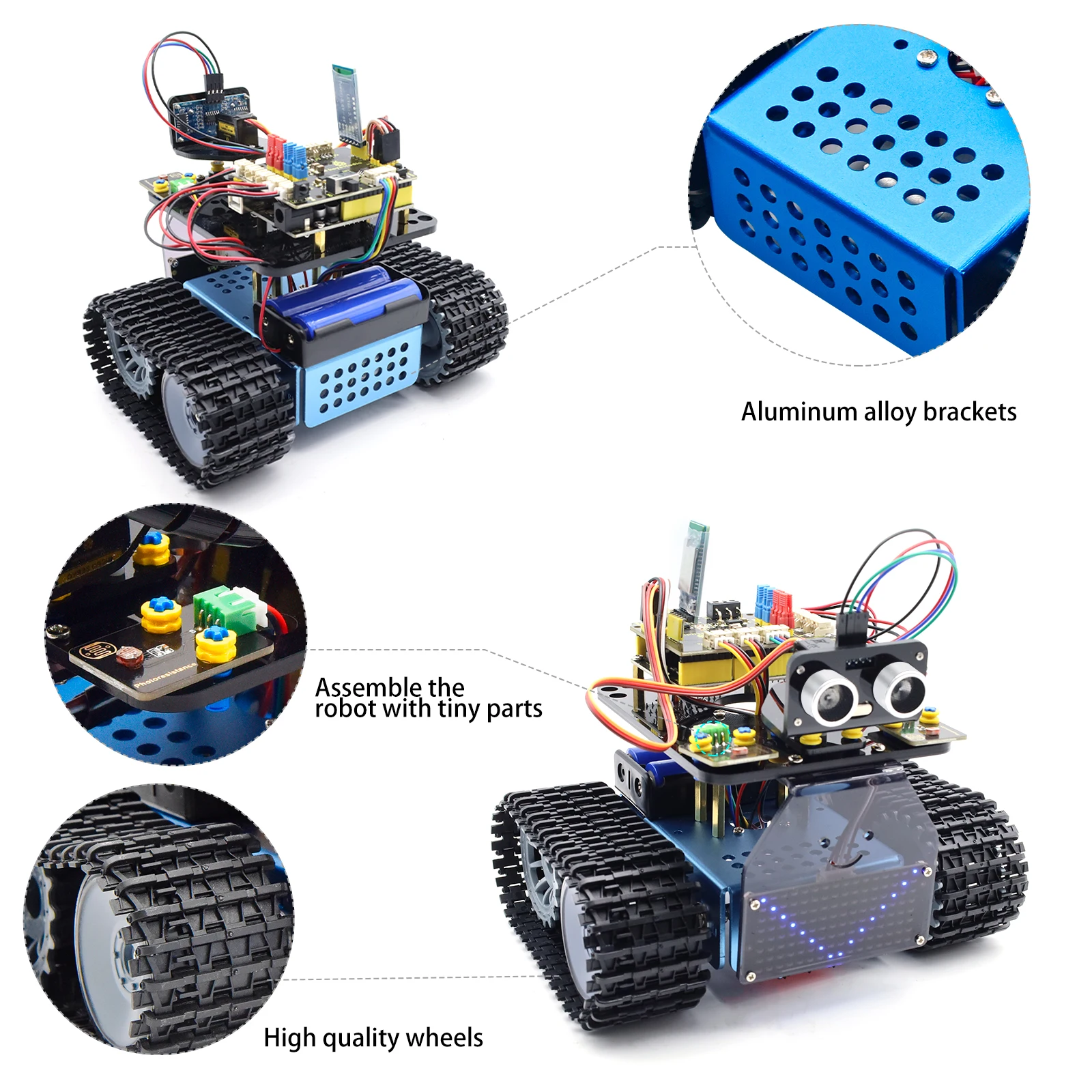PREBOX Robot technique pour enfants, jouet de construction 3 en 1 avec application et télécommande, jouet de voiture char télécommandé, jouet pour enfants de 6, 8, 12 ans et plus, l'architecture