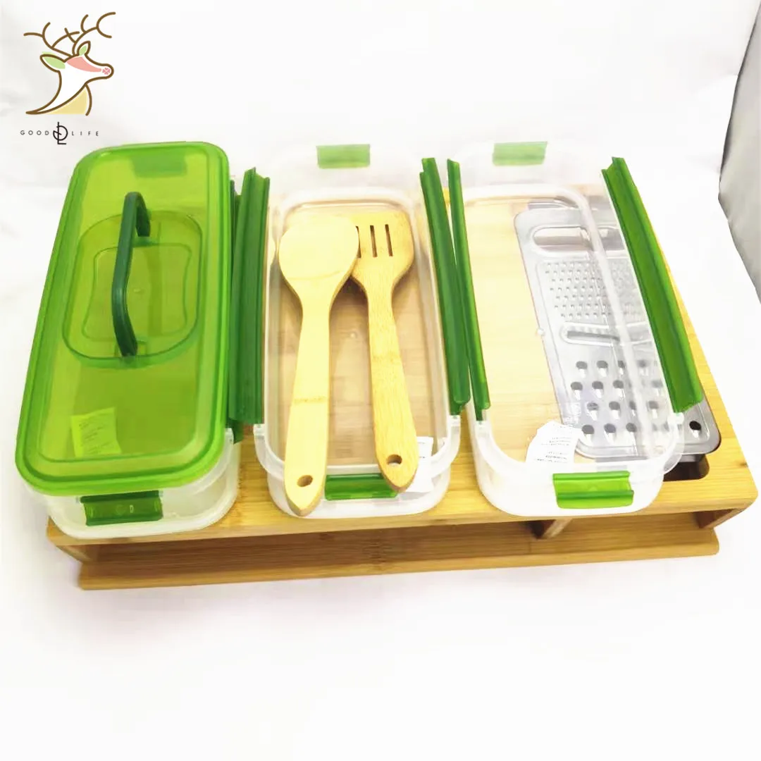 TidyBoard Meal Prep System - Bamboo Cutting Board - The Quick Easy Meal Prep  Solution Teal