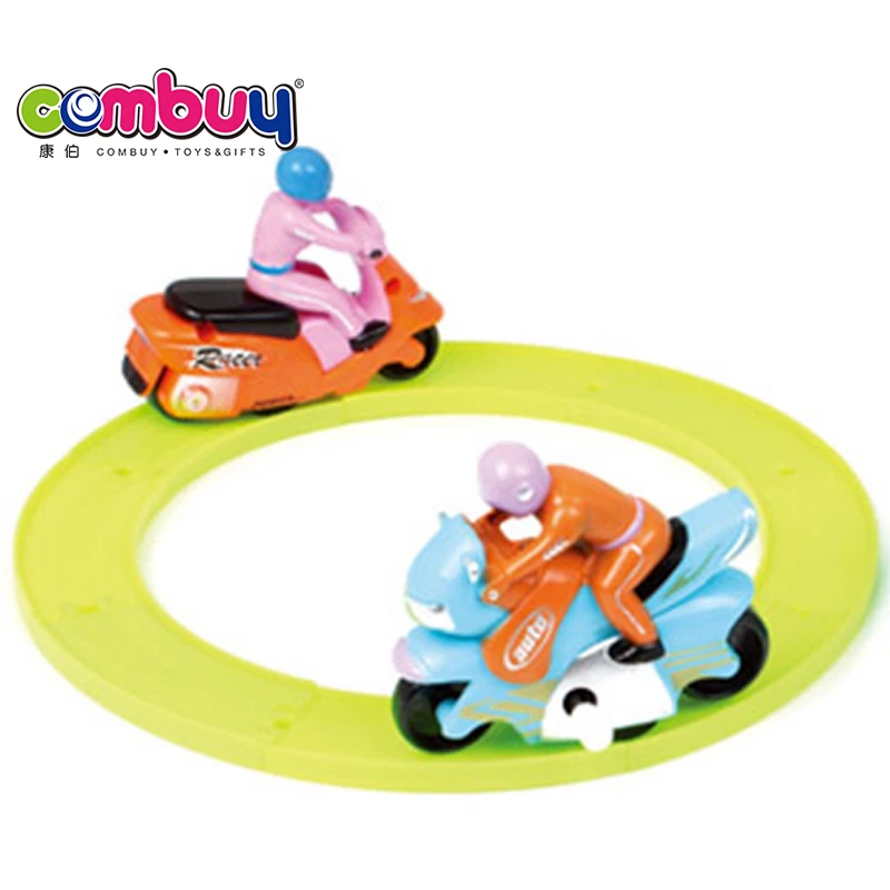 Цепная рельсовая игра мини мотоцикл игрушка небольшие заводные