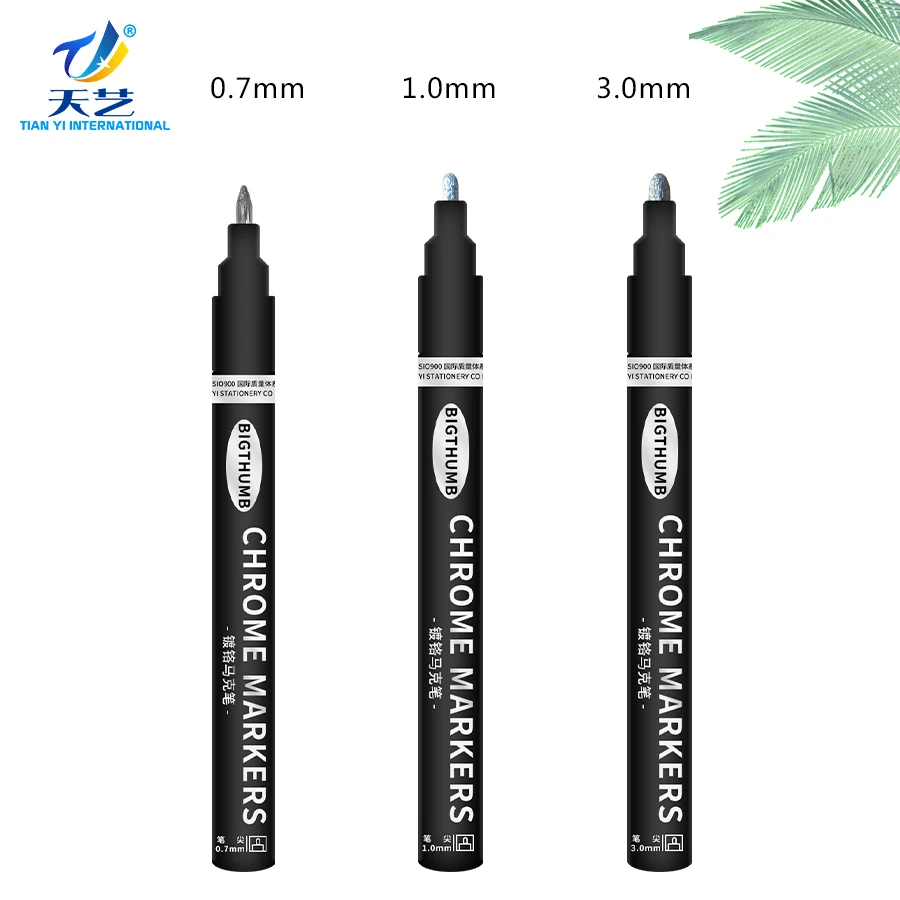 Spidol Molotow Liquid Chrome 5mm Chrome Marker Pen Mirror Effect