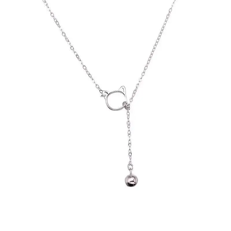 Buy Platinum Sweater Chain Necklace 