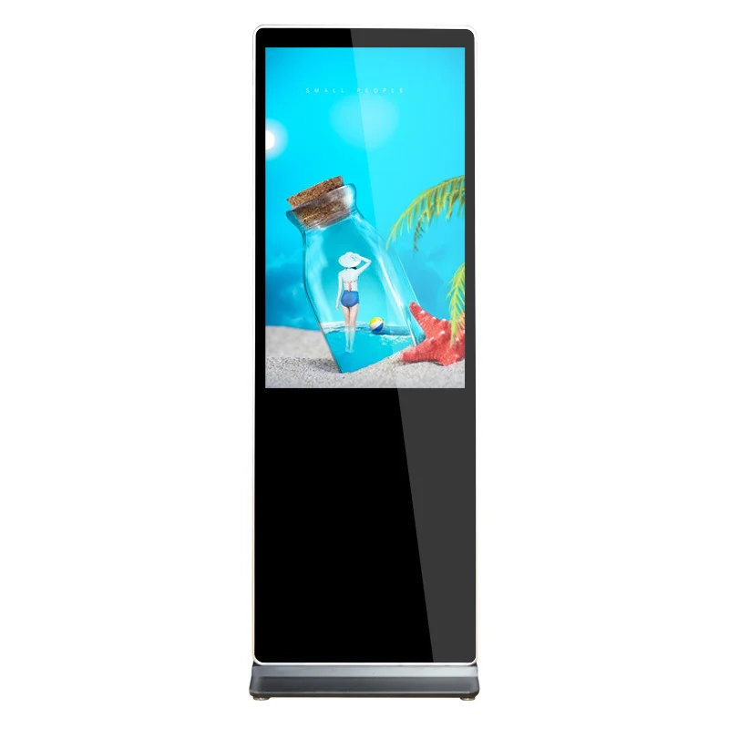 43-Zoll-Standmonitor für den Innenbereich, digitaler Stand, Android-basiertes LCD-Werbedisplay, vertikaler Monitor für den Medieneinsatz im Außenbereich