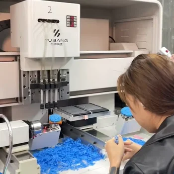 YuBang Double Head Jewelry Wax Setting Machine Dual-Station Diamond Setting Machine